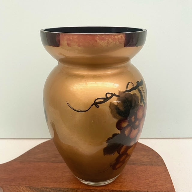 2nd Painted Glass Vase