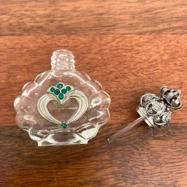 Vintage Czech Glass Perfume Bottle