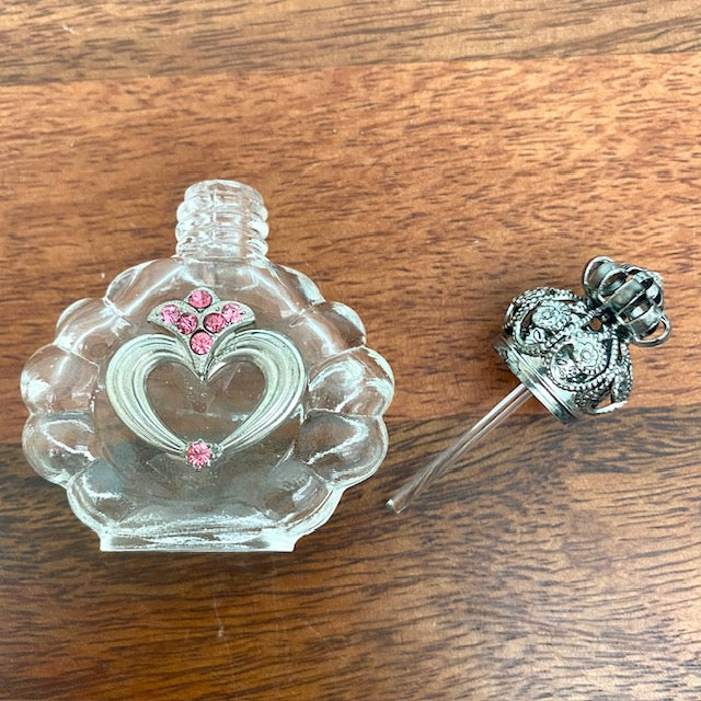 Vintage Czech Glass Perfume Bottle