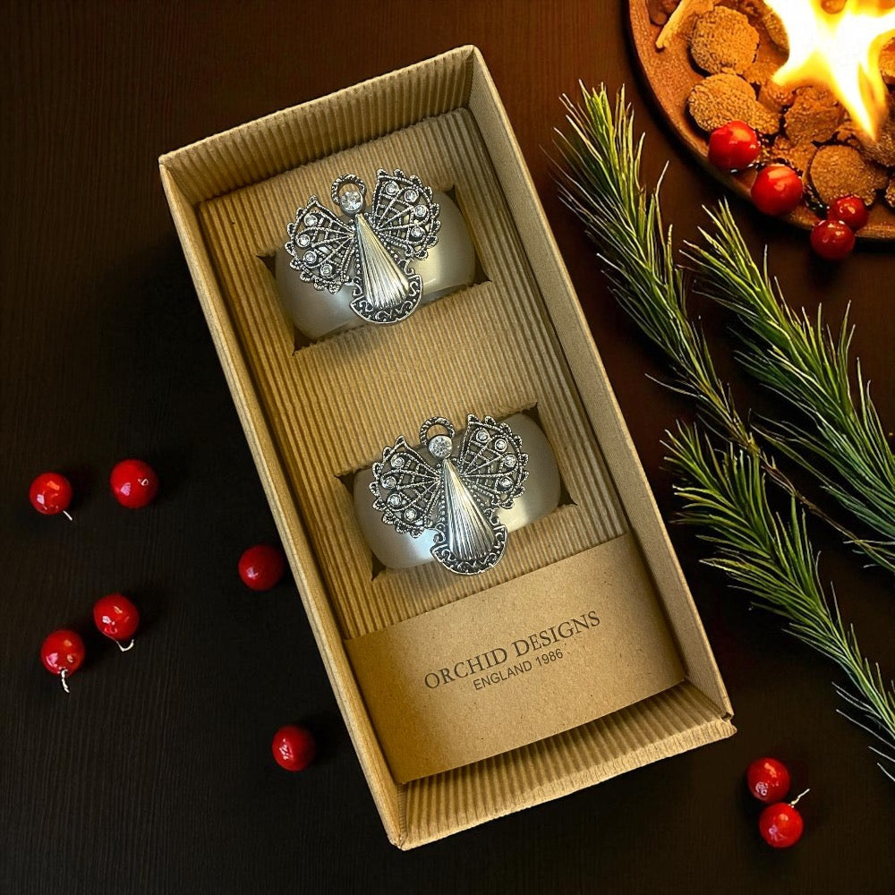 A pair of Angel Napkin Rings
