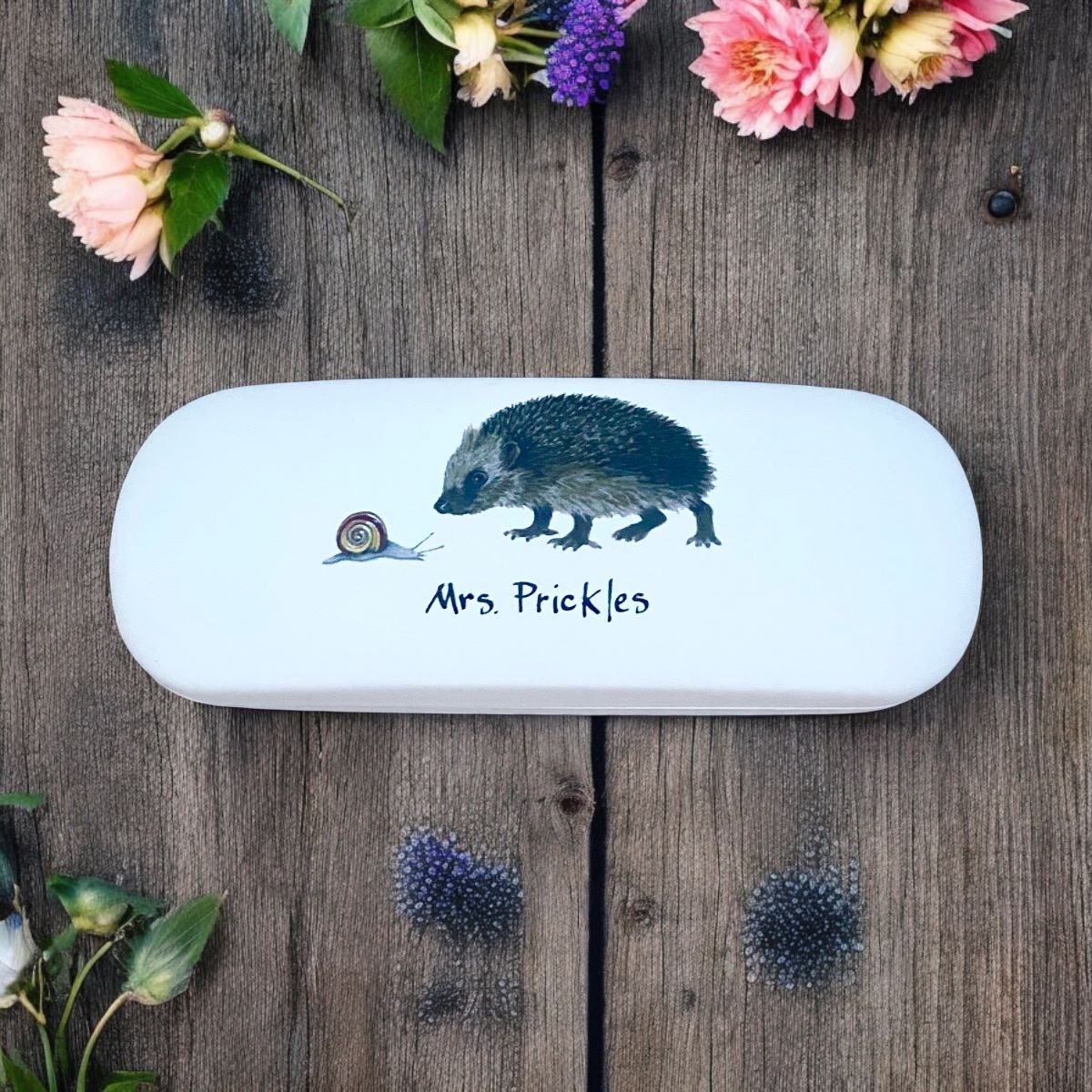 "Mrs Prickles" Hedgehog Glasses Case