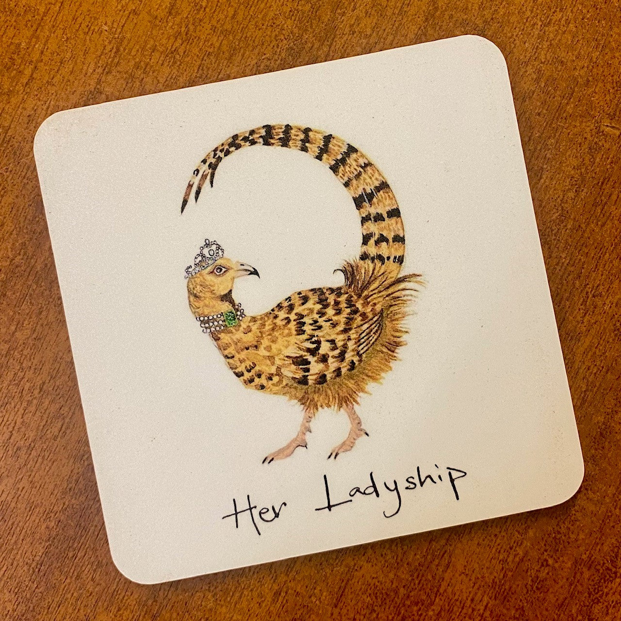 Posh Bird Pheasant Coaster