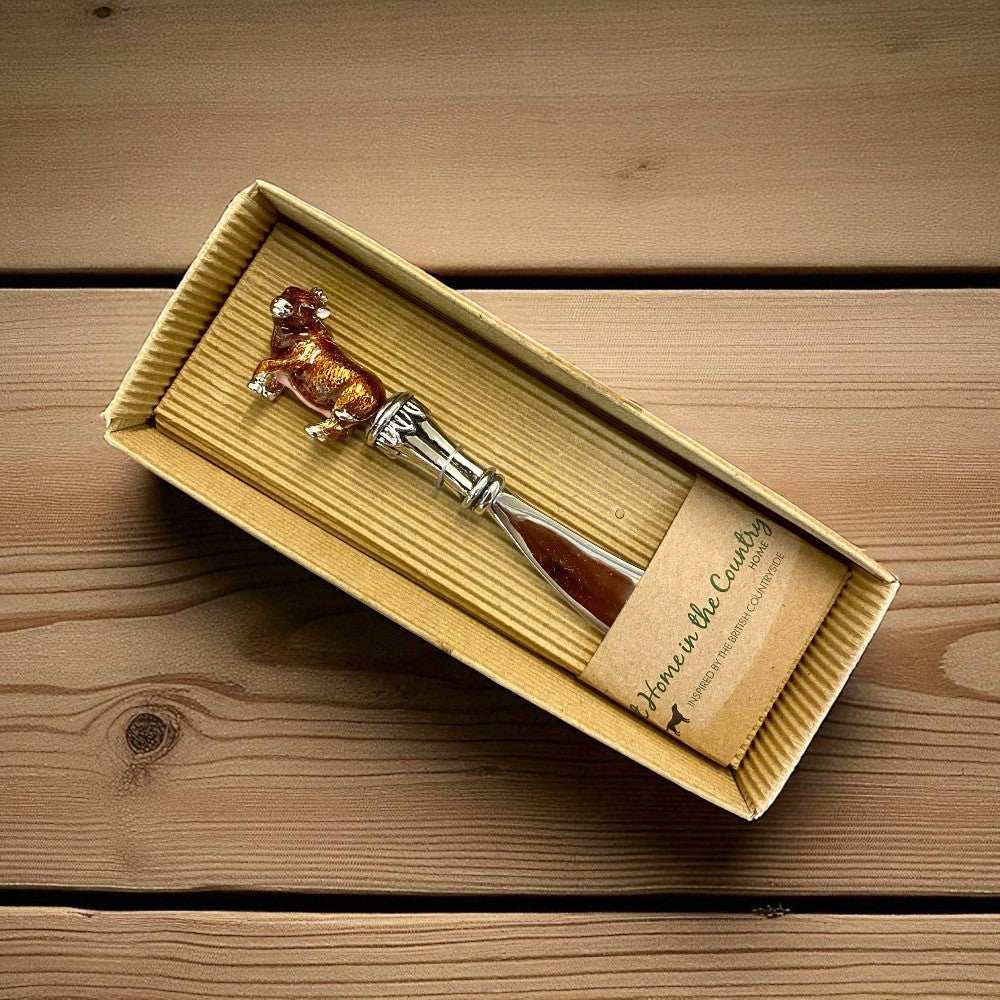 Pasteten-/Butterstreuer mit Muschelgriff