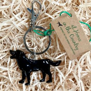 Black Labrador Keyring