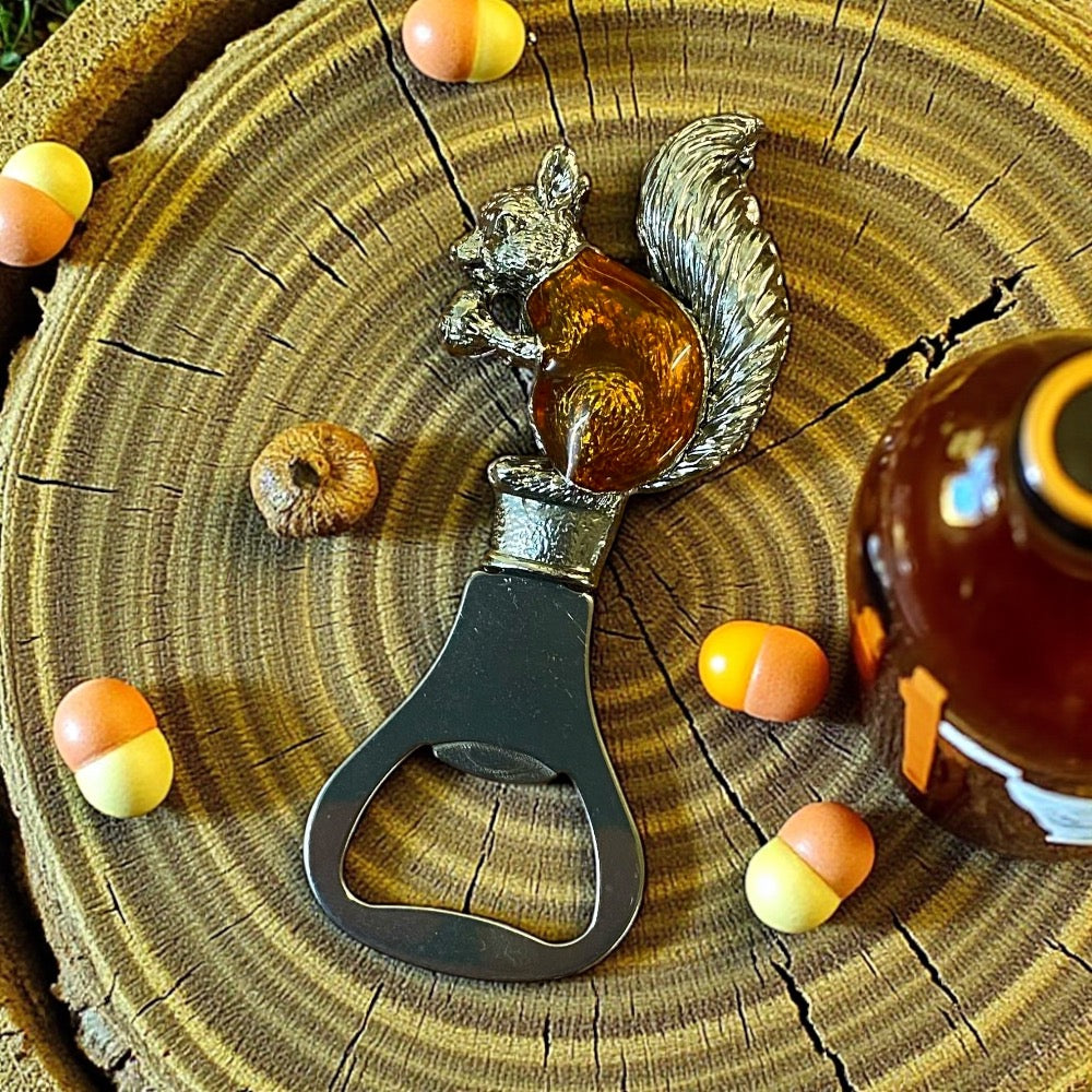 Enamel Squirrel Bottle Opener
