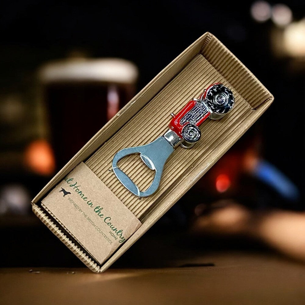 Massey Red Tractor Bottle Opener
