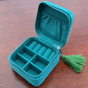 NEW The Blue Bird on Teal Jewellery Box