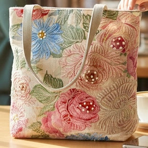 The Peonies & Roses Large Bag