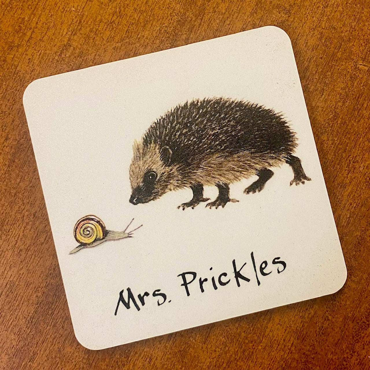 Mrs Prickles Coaster