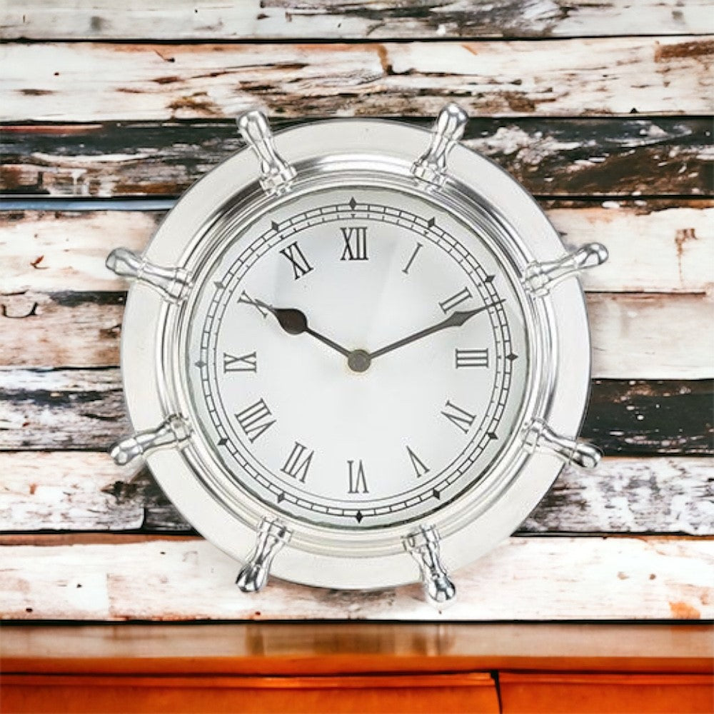 Ships Wheel Wall Clock