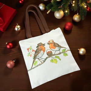 The Two Robins Tote Bag