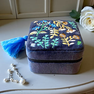 The Floral Blues Jewellery Box