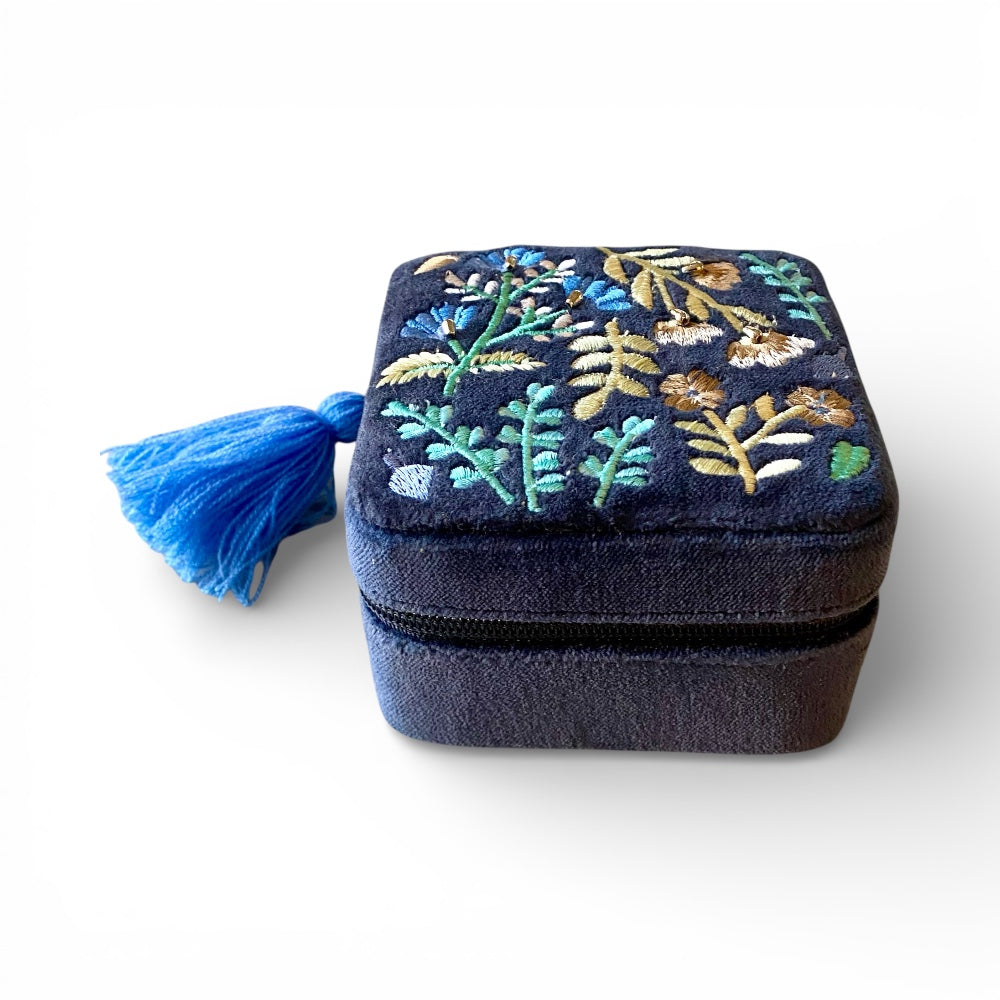 The Floral Blues Jewellery Box