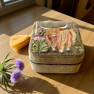 The Highland Cow Jewellery Box