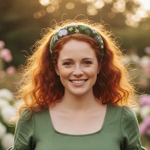 The Apple Green with Butterflies Headband