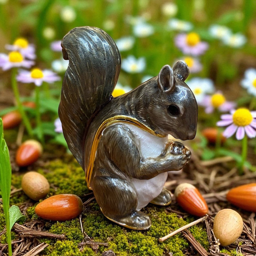 The Grey Squirrel Trinket Box