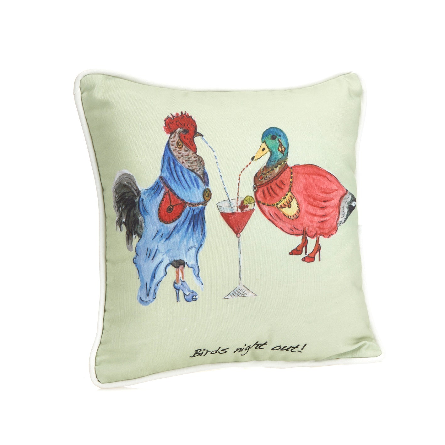 Birds Night Out Cushion