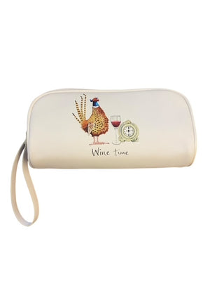 Pheasant 'Wine Time' Make Up Bag