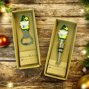 A Pair of 'Nobby' the Gnomes Bottle Opener & Stopper