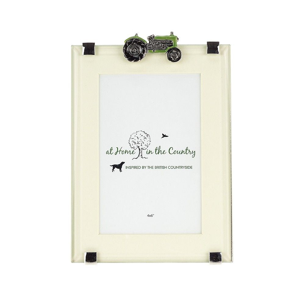 Green Tractor Rectangle Frame