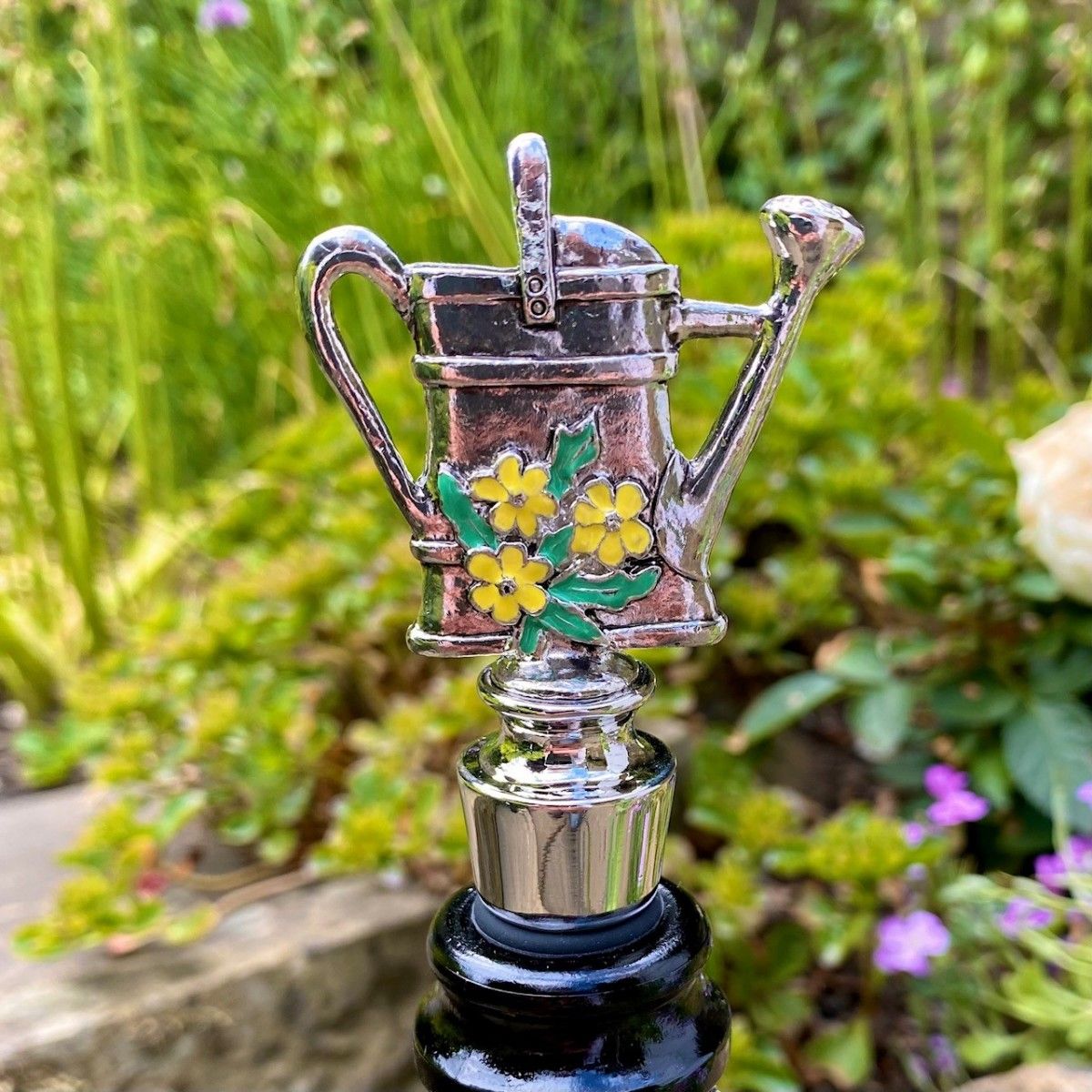 Enamel Watering Can Bottle Stopper