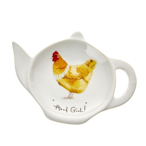 Head Girl! Porcelain Teabag Holder