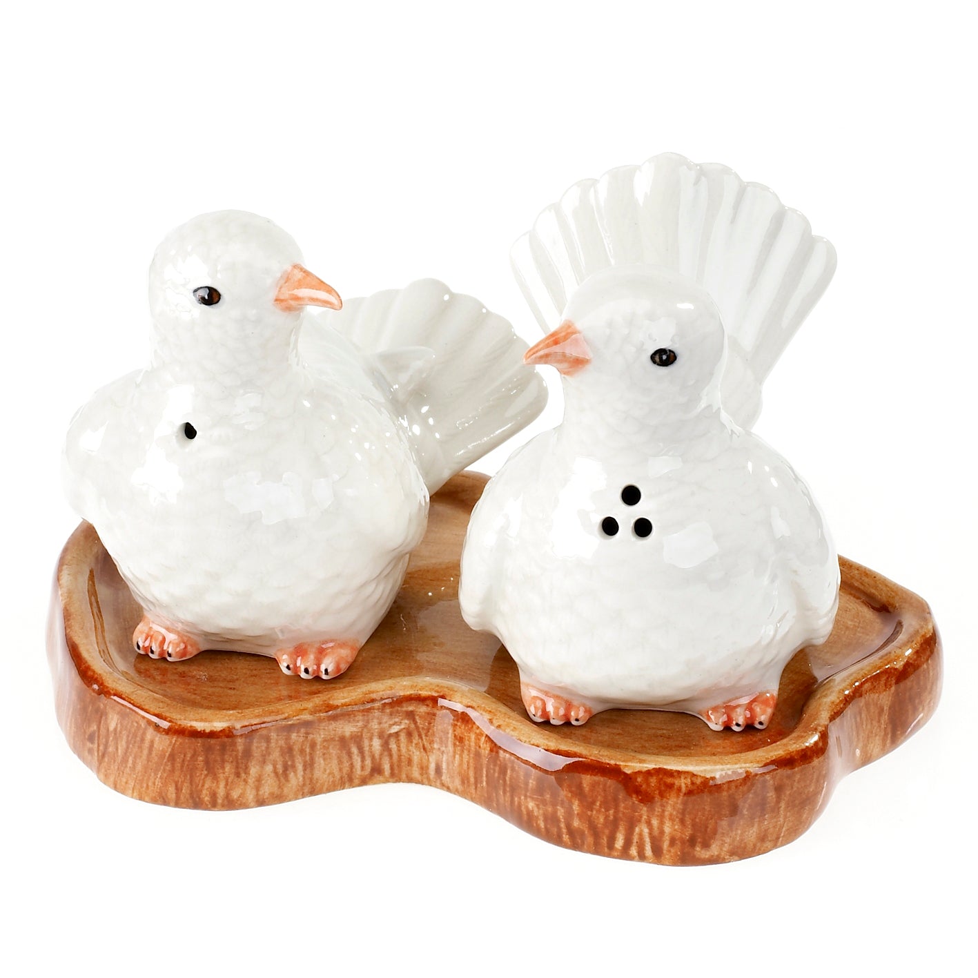 White Doves Salt and Pepper