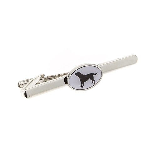 Black Labrador Tie Clip
