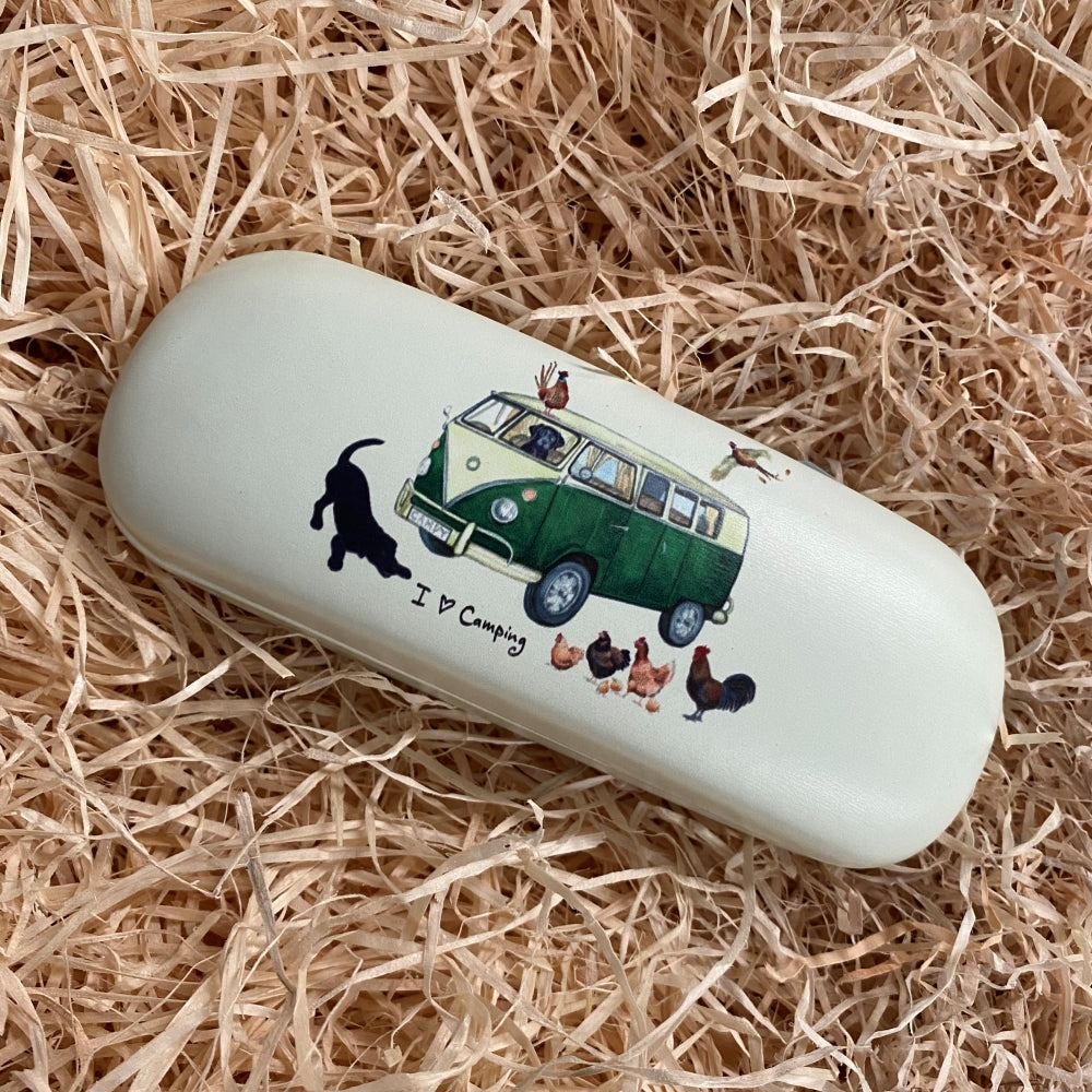 I (Heart) Camping Glasses Case