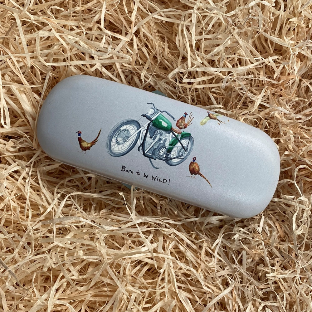 "Born to be Wild" Motorbike Glasses Case
