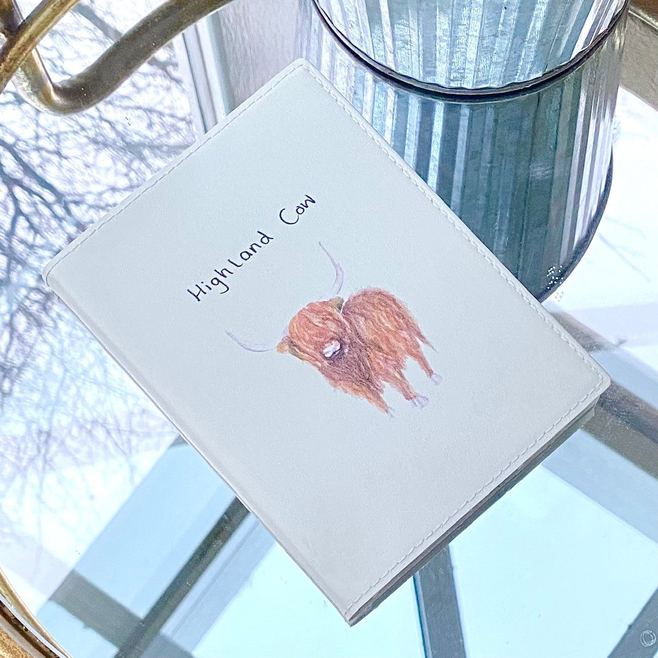 Highland Cow A6 Notebook