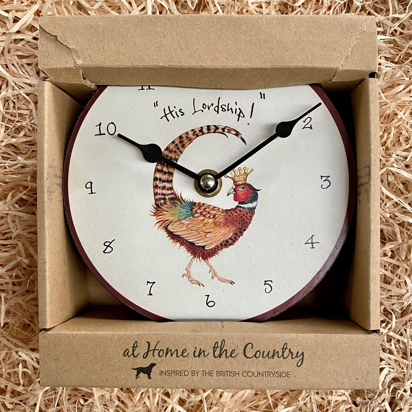 2nd "His Lordship!" Desk/Table Clock