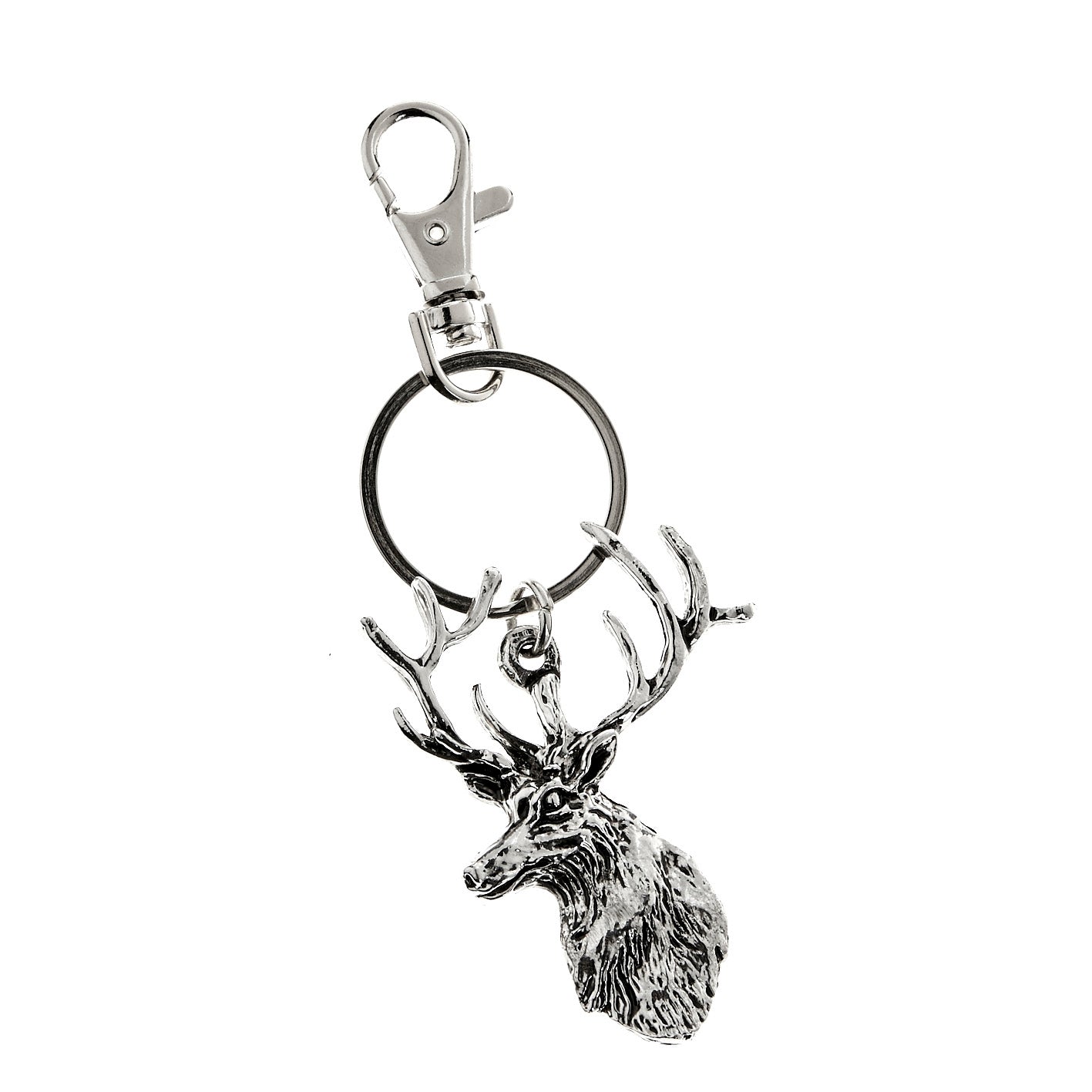 Stag Head Keyring