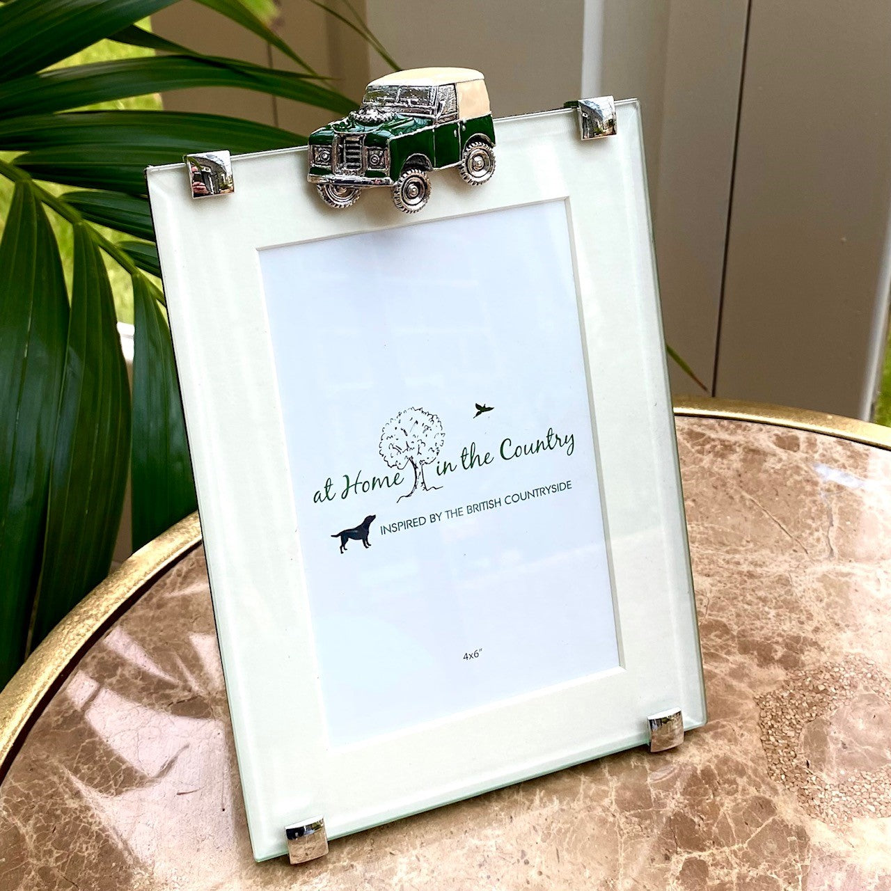 Green Vintage 4 x 4 Rectangle Frame