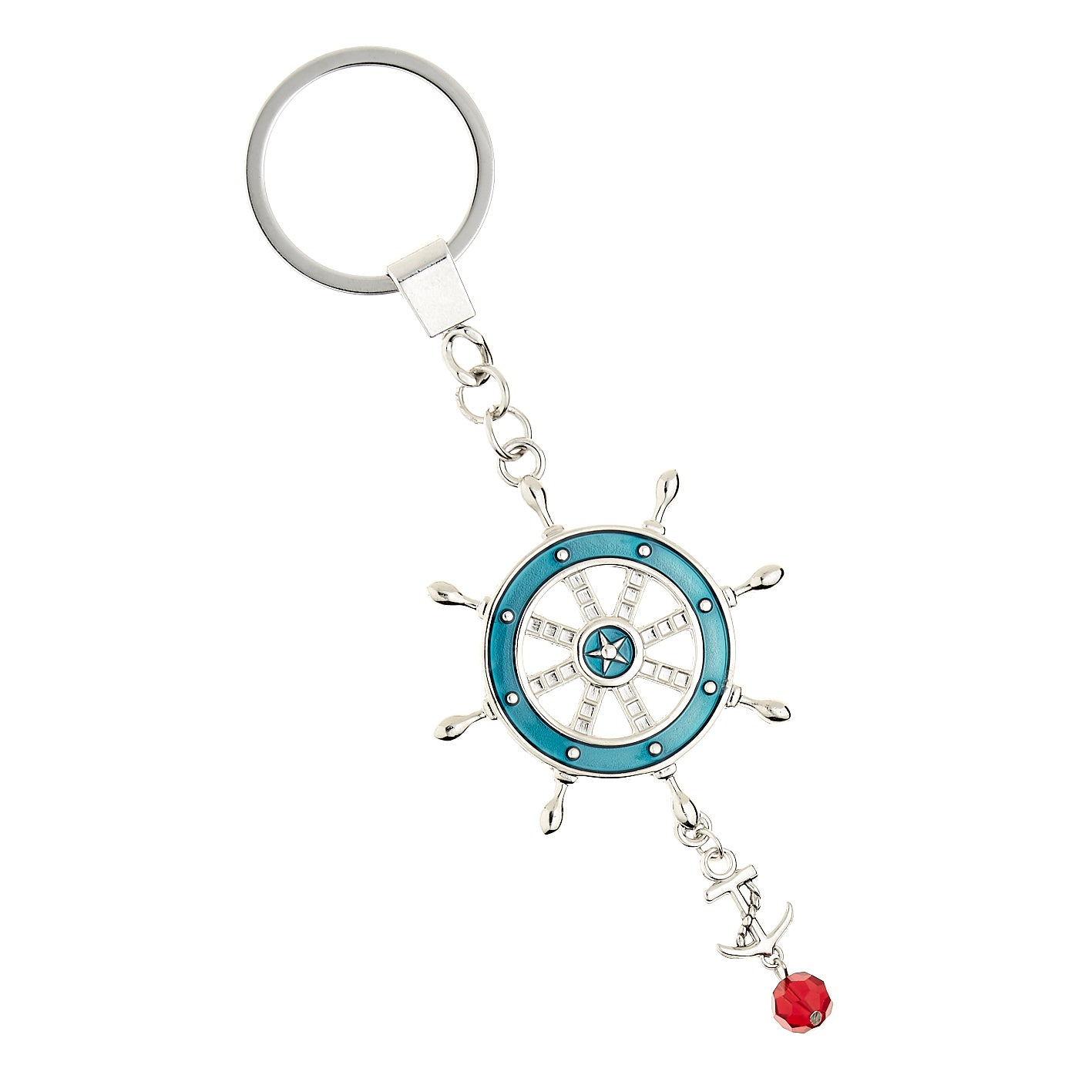 Ships Wheel Keyring
