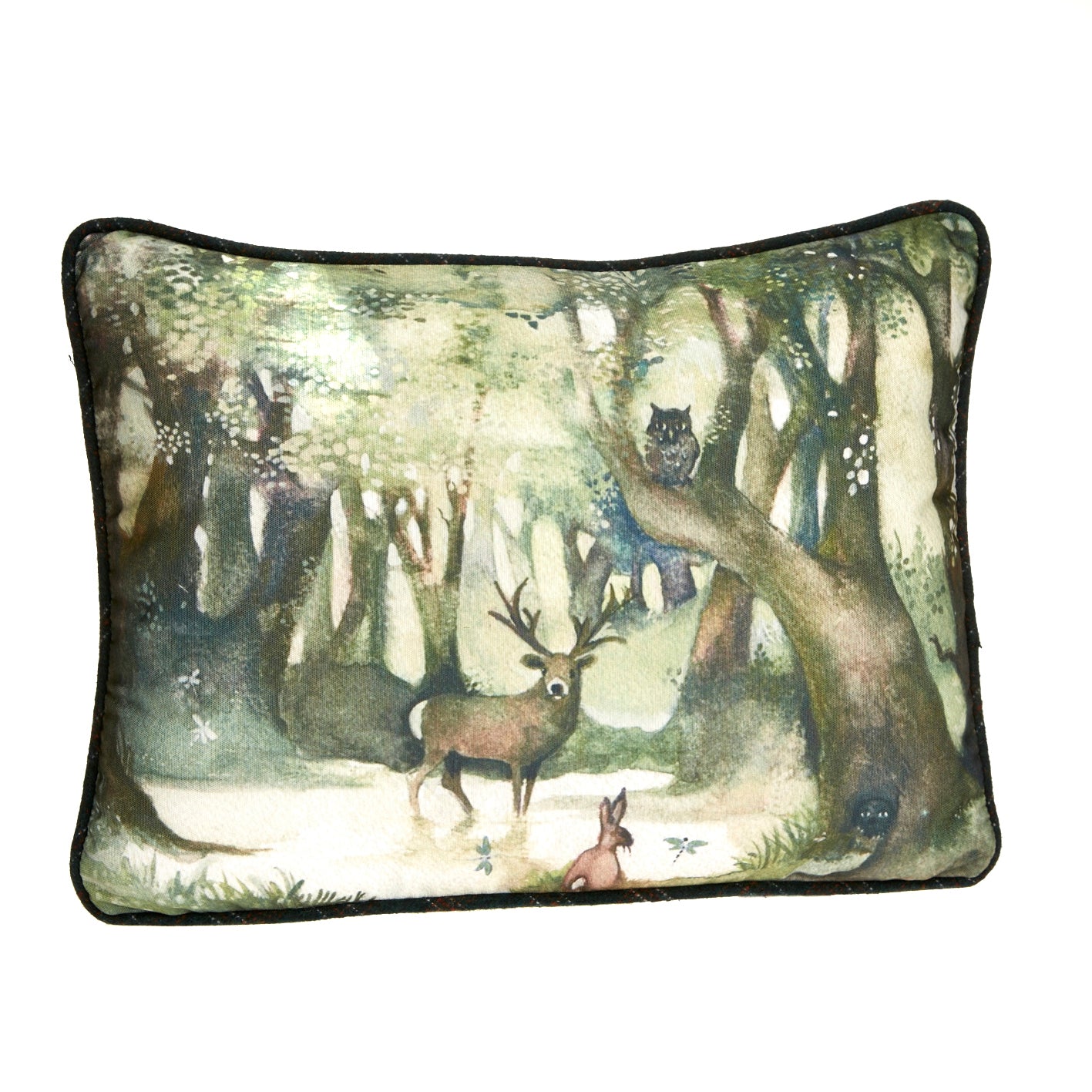 Woodland Glade Stag Cushion