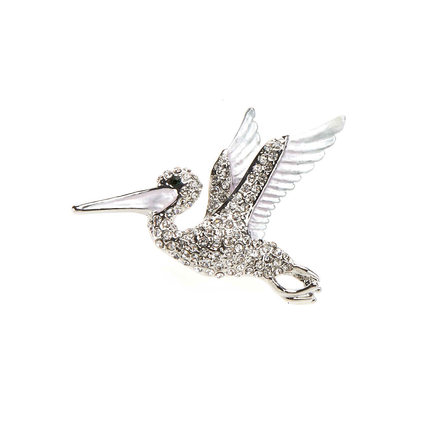 Stork Brooch
