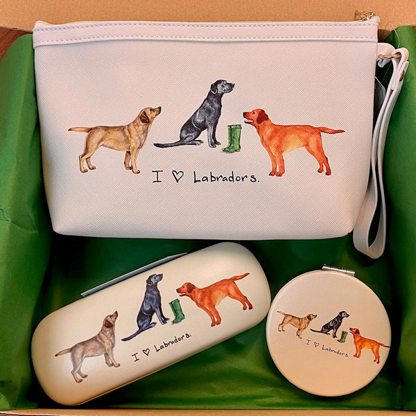 The I Love Cockapoos Make Up Bag, Coin Purse & Compact Set - www