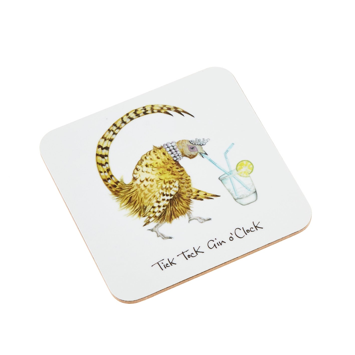 Tick Tock Gin O'clock Coaster