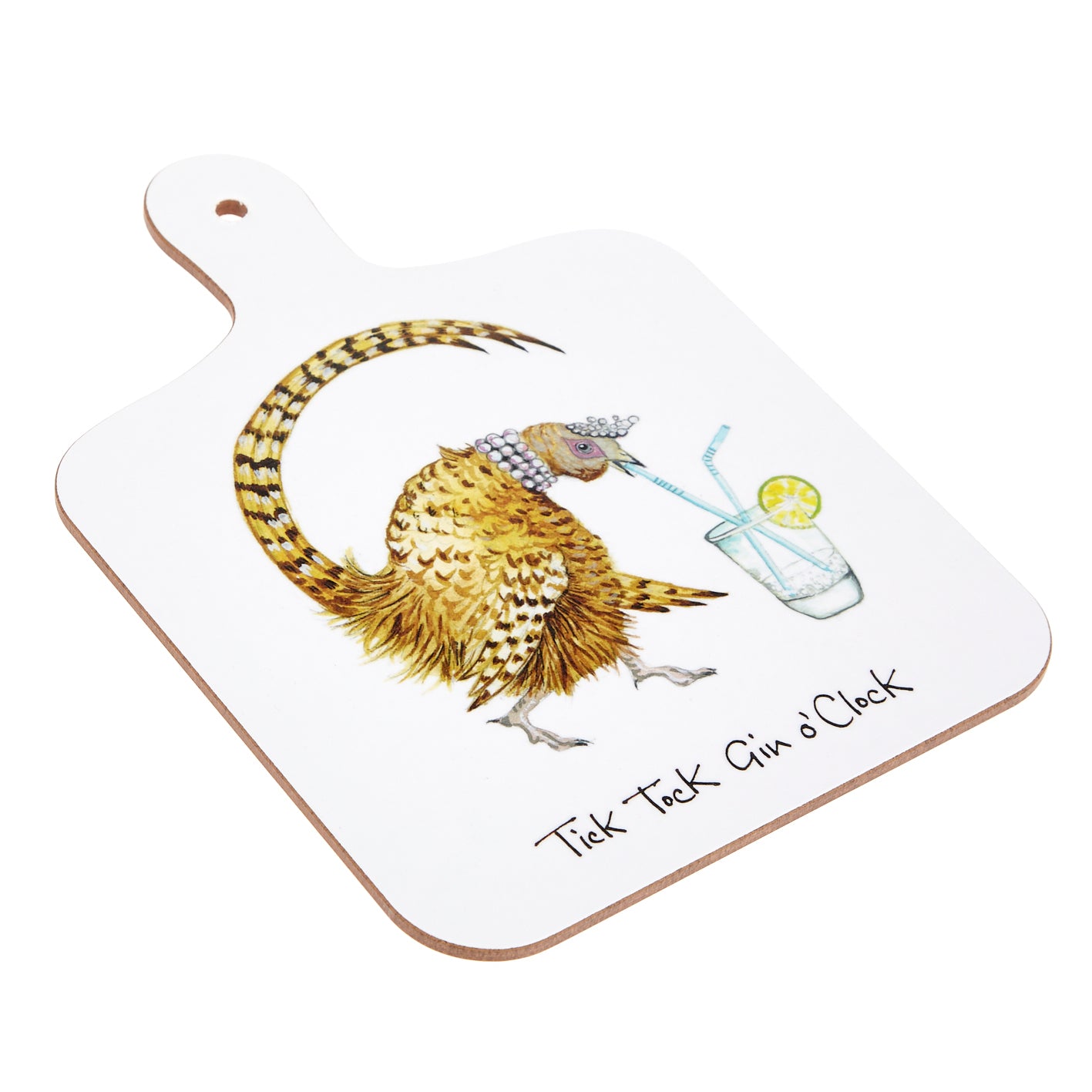 Tick Tock Gin O'Clock Chopping Board