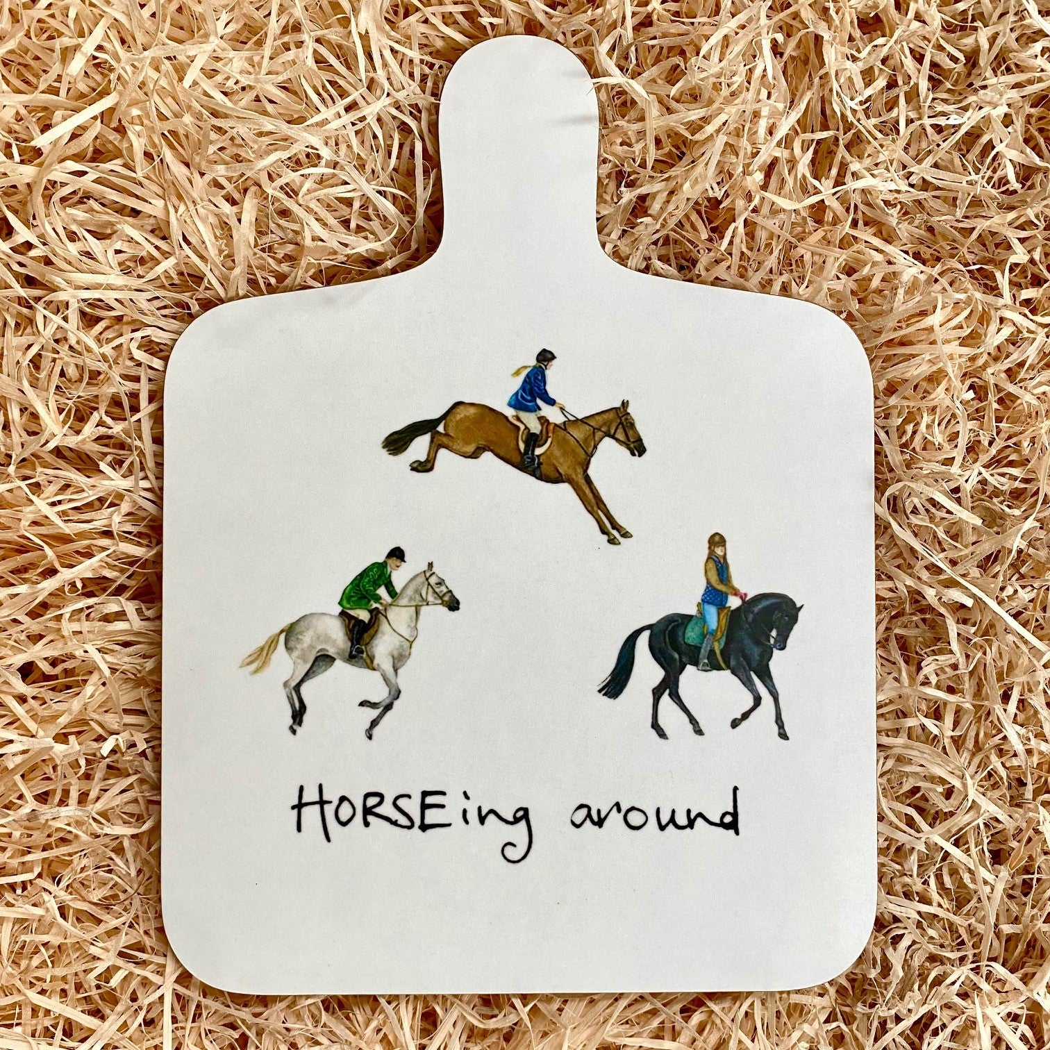 "Horse'ing Around!" Chopping Board