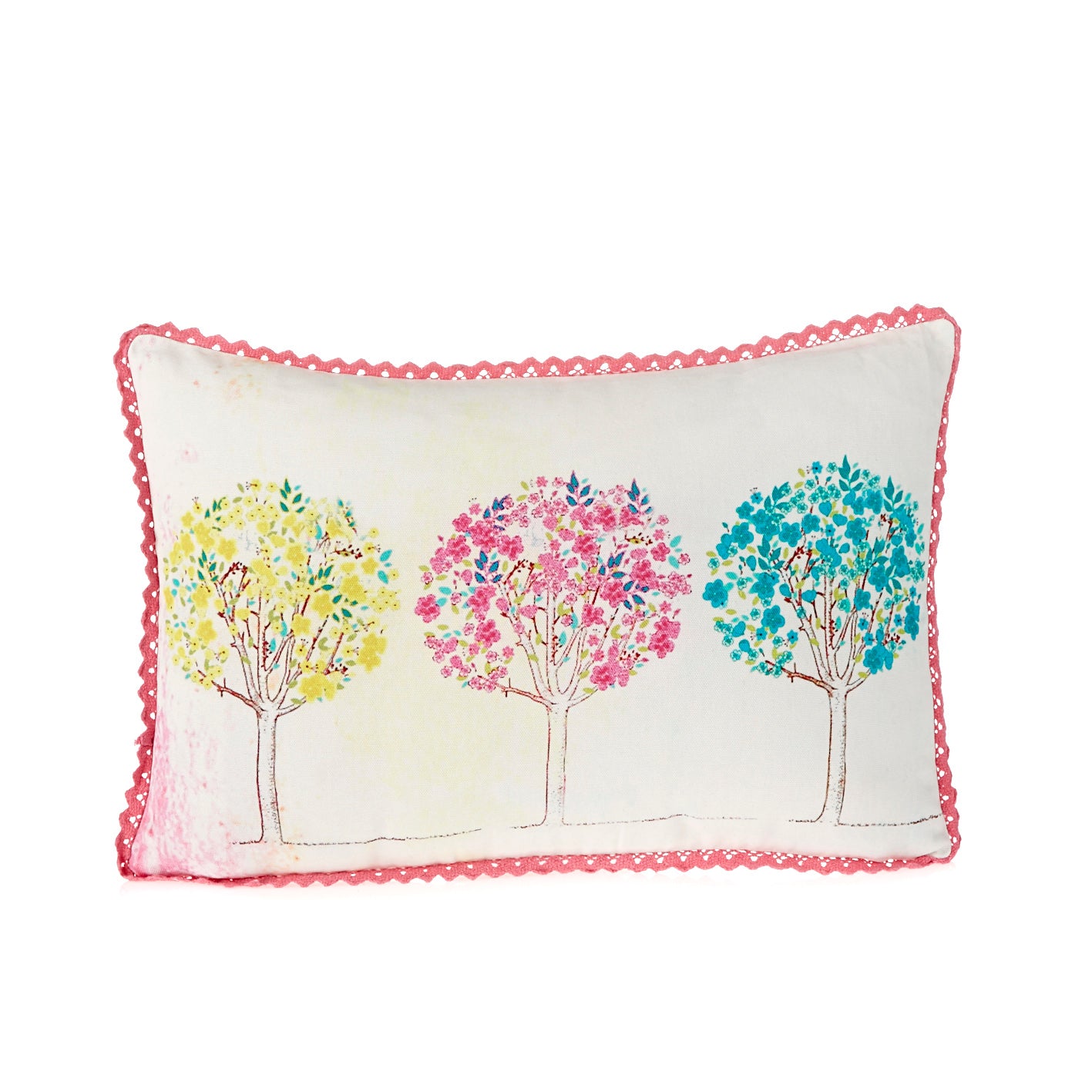 Flower Heads 100% Cotton Cushion