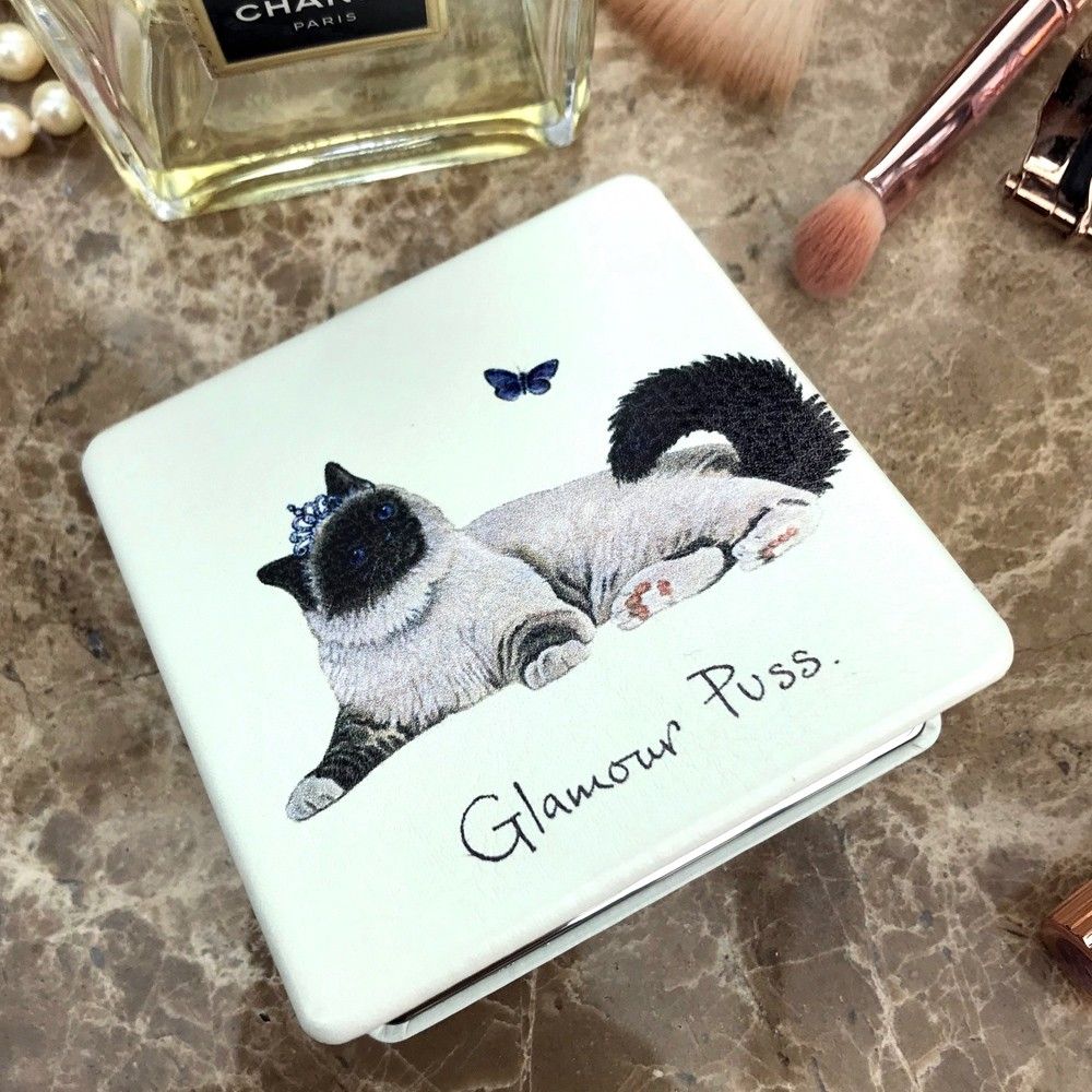 Glamour Puss Compact Mirror