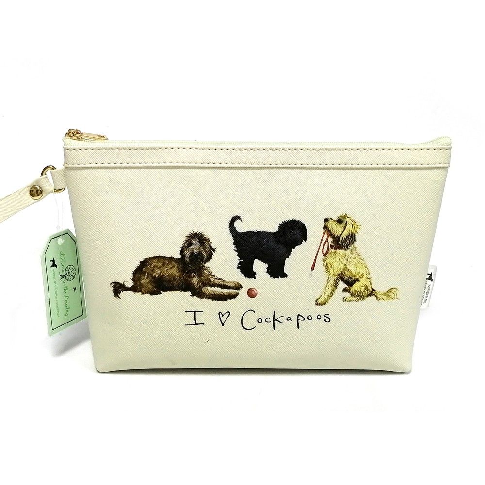 I Love Cockapoos Make Up Bag