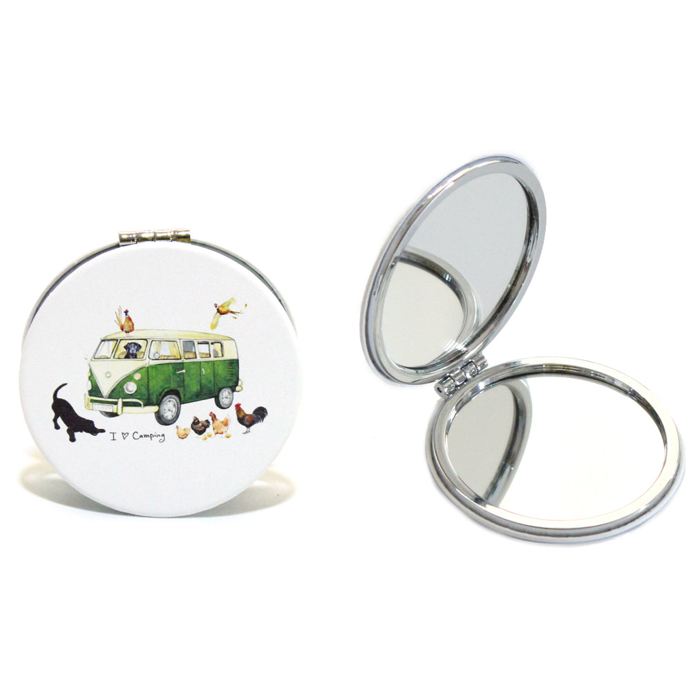I (Heart) Camping Compact Mirror