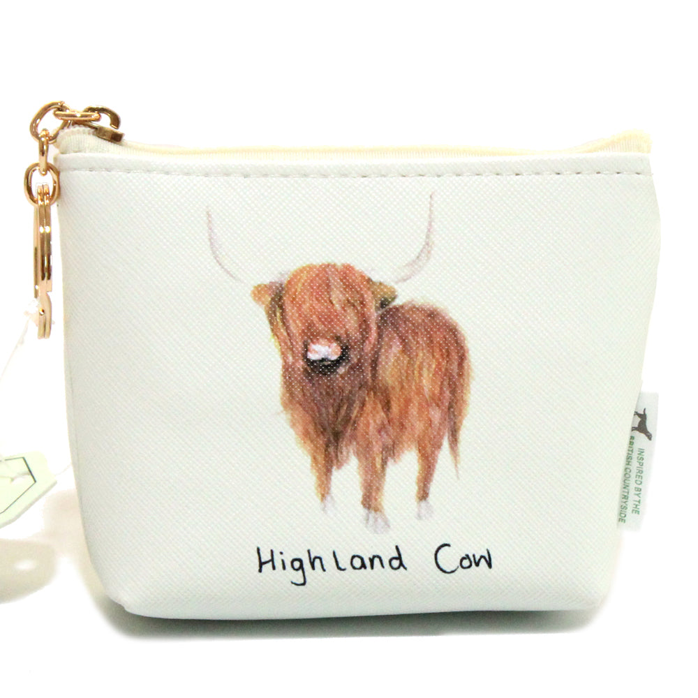 Highland Cow Coin Purse