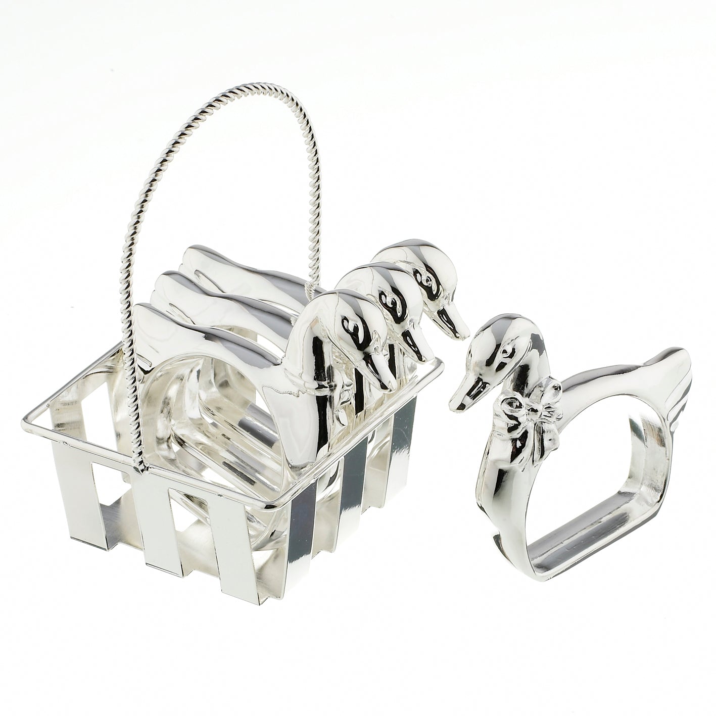 Entenserviettenringe im 4er-Set