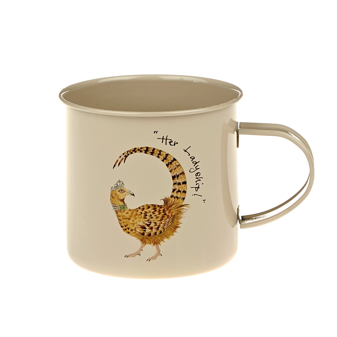"Her Ladyship" Pheasant Tin Mug