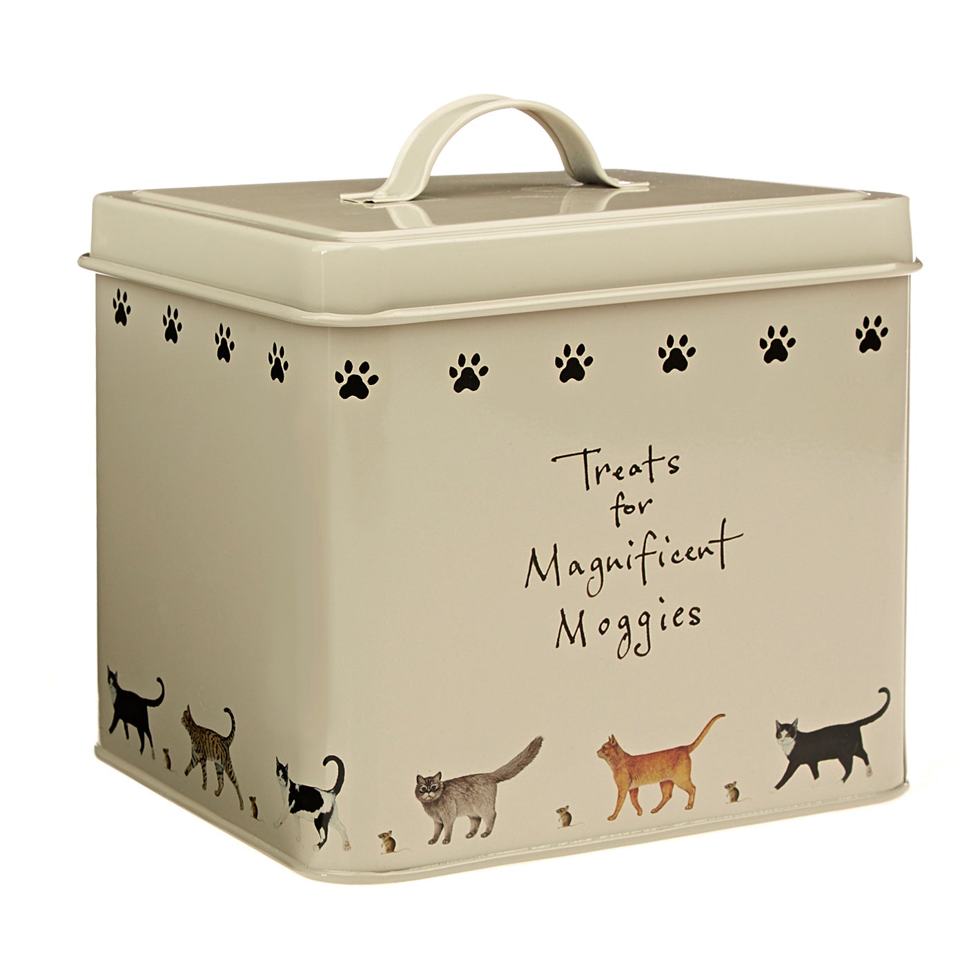 Cat Treats Storage Tin
