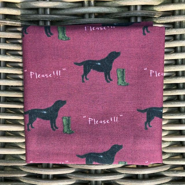 Labrador "Please" Handkerchief